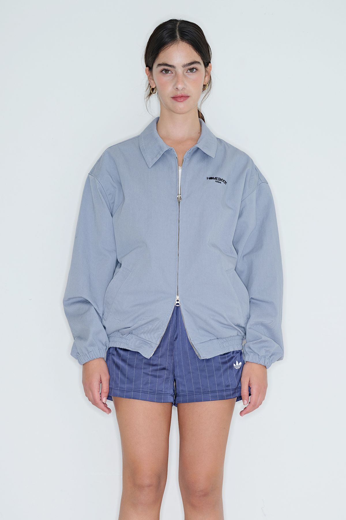 홈바디띵즈(HOMEBODY THINGS) HOMEBODY BLOUSON JACKET (SKY BLUE)