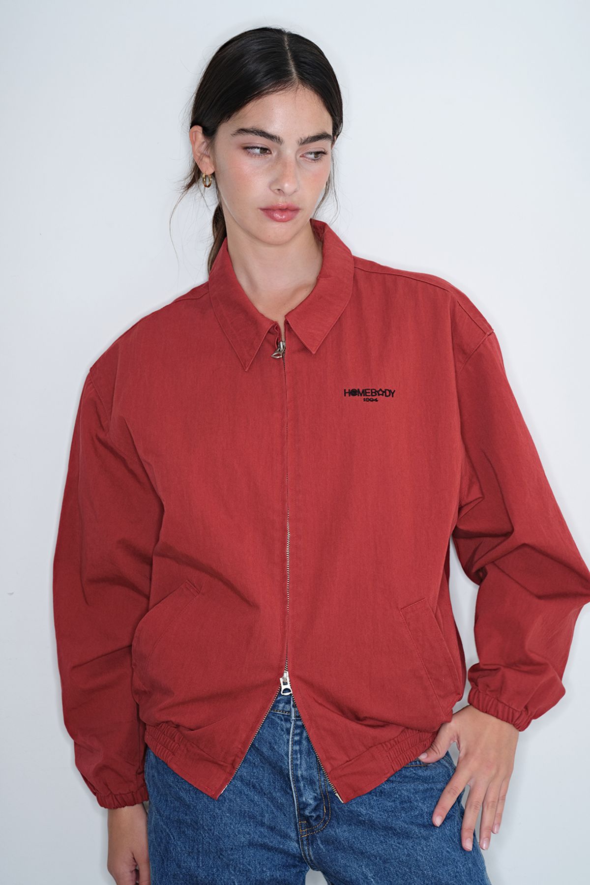 홈바디띵즈(HOMEBODY THINGS) HOMEBODY BLOUSON JACKET (RED)
