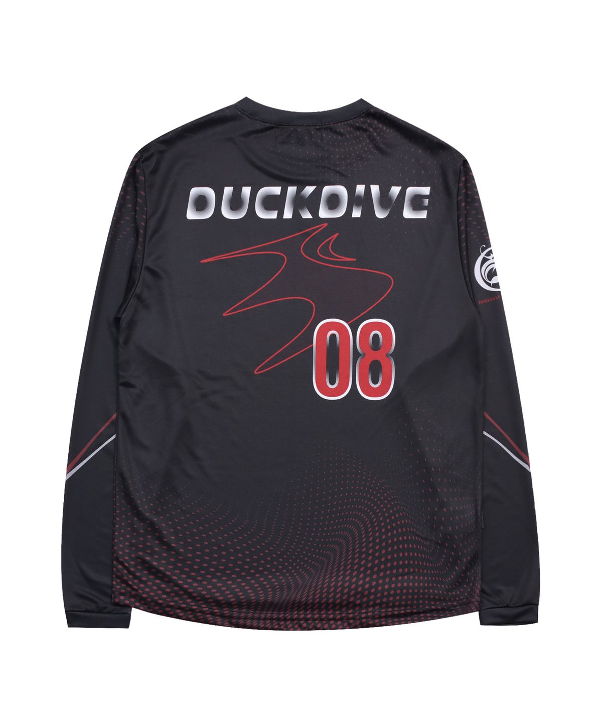 덕다이브(DUCKDIVE) DST 스머지 스피드 져지 롱슬리브 블랙
