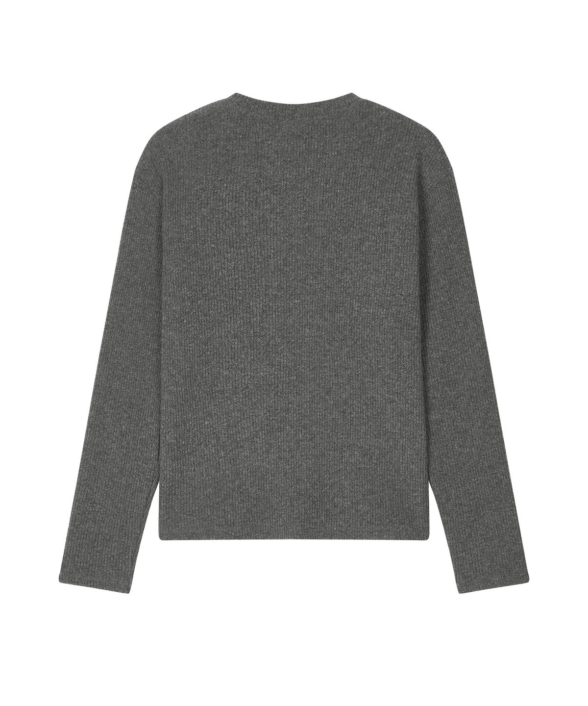 롤링스튜디오(ROLLINGSTUDIOS) WOOL HENLEY LONG SLEEVE GREY