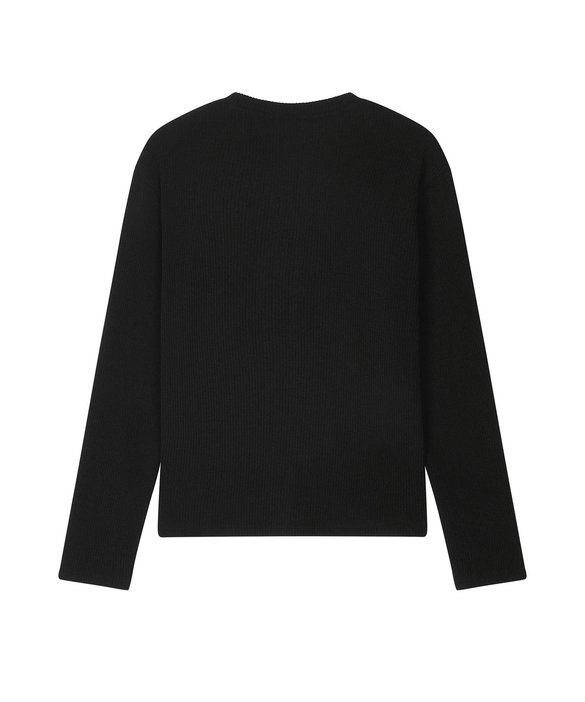 롤링스튜디오(ROLLINGSTUDIOS) WOOL HENLEY LONG SLEEVE BLACK