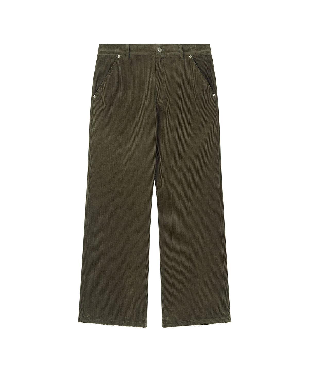 롤링스튜디오(ROLLINGSTUDIOS) CORDUROY FLARED PANTS OLIVE