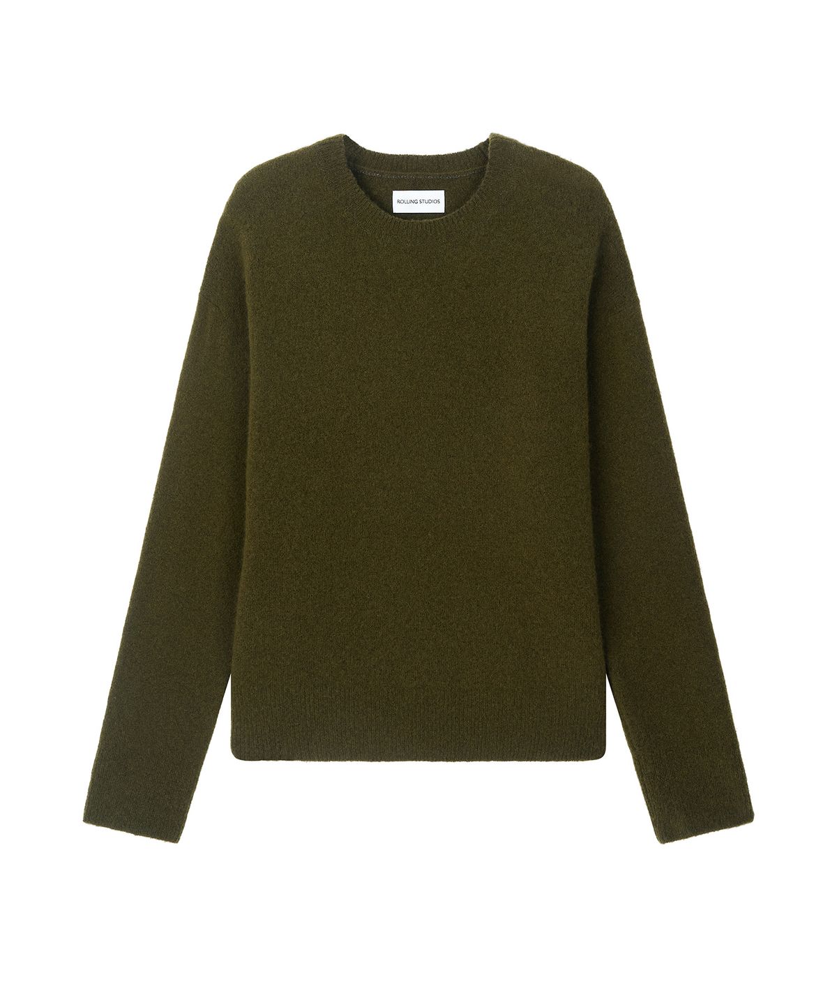 롤링스튜디오(ROLLINGSTUDIOS) YAK WOOL SWEATER DEEP OLIVE