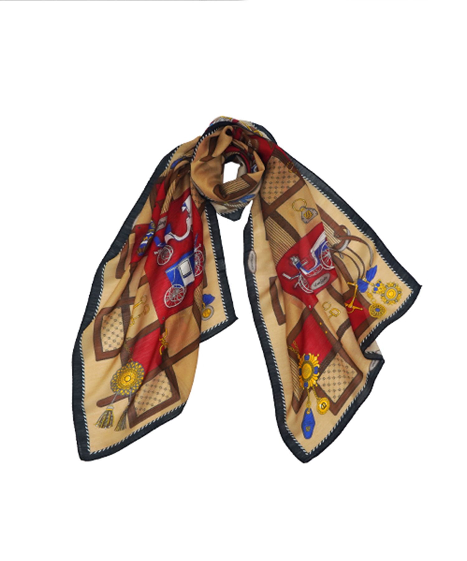 MUSINSA公式 | LOUIS QUATORZE SCARF グランボリード ウールシルク