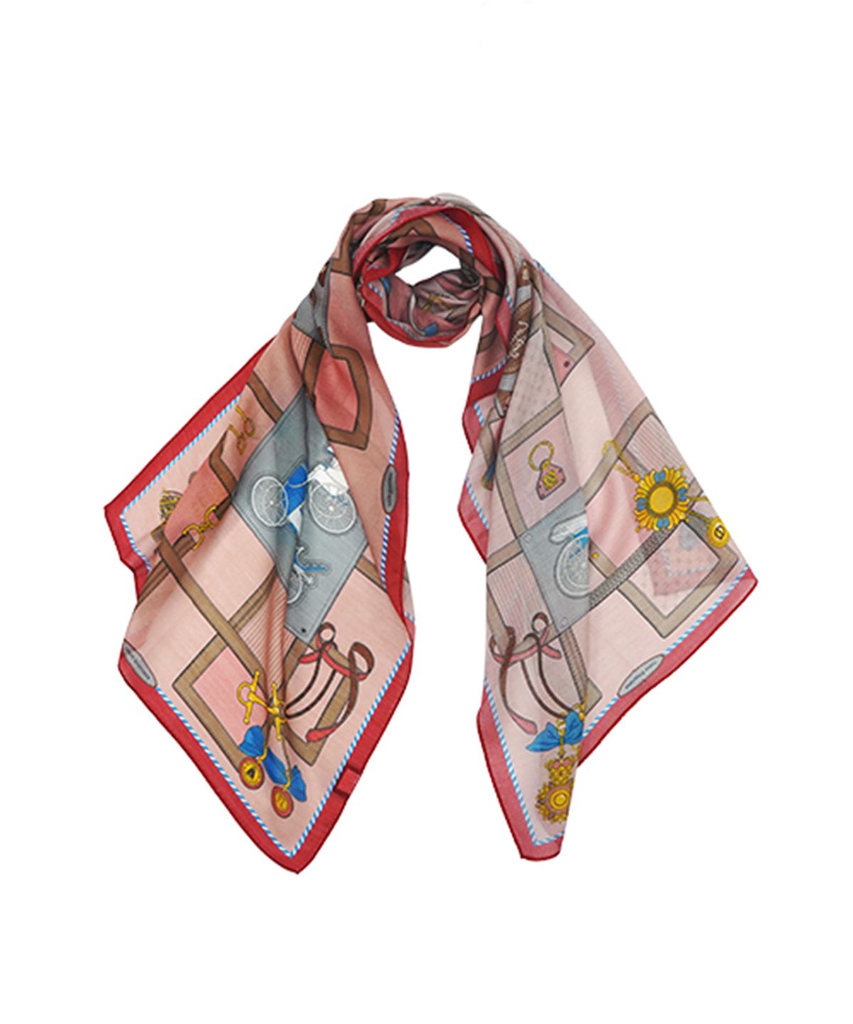 루이까또즈스카프(LOUIS QUATORZE SCARF) 그랑볼리드 울실크 롱 스카프