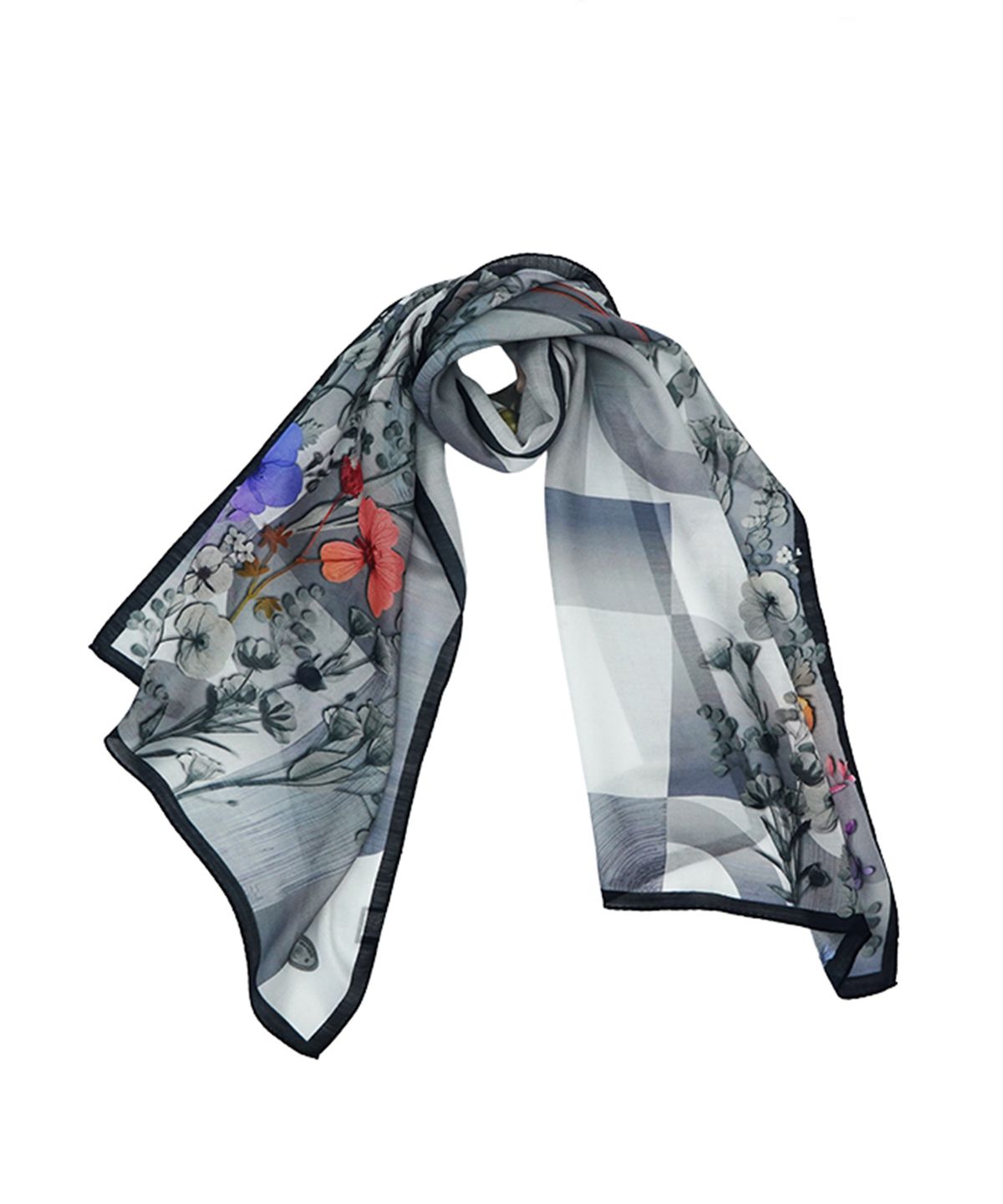 루이까또즈스카프(LOUIS QUATORZE SCARF) 그랑카나리아 울실크 롱 스카프