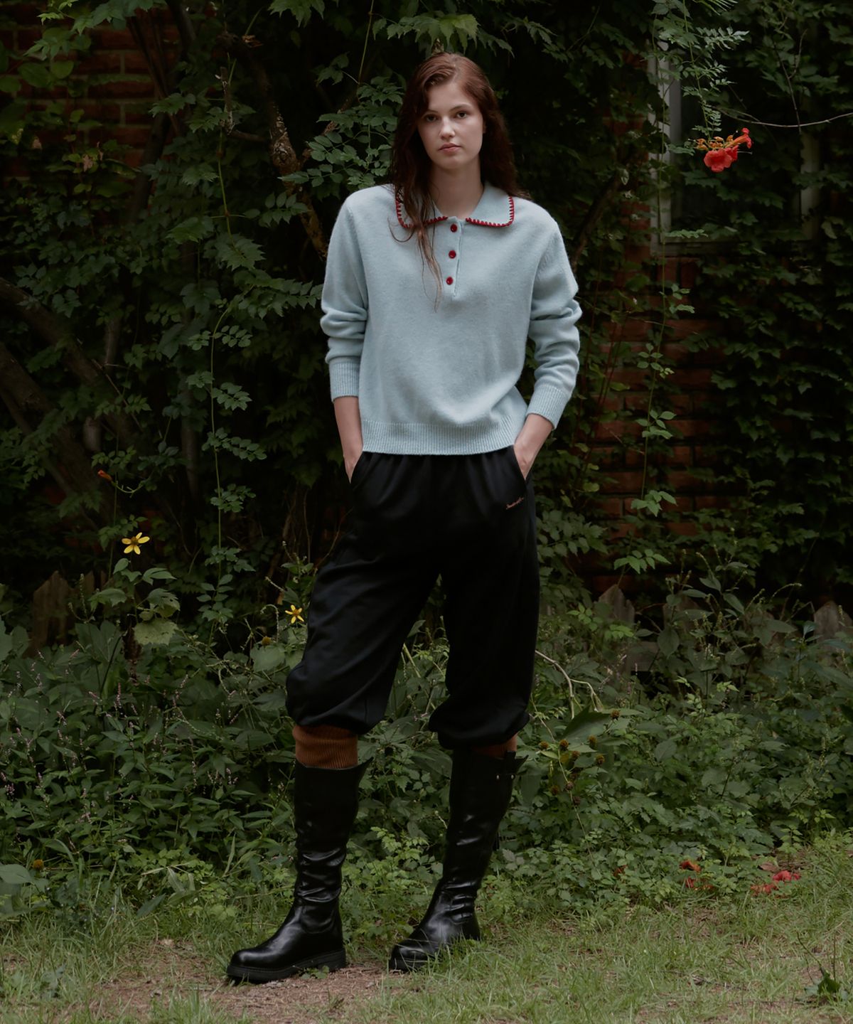 스튜디오앤파르크(STUDIO&PARC) 2-Way Drawstring Sweatpants_Black