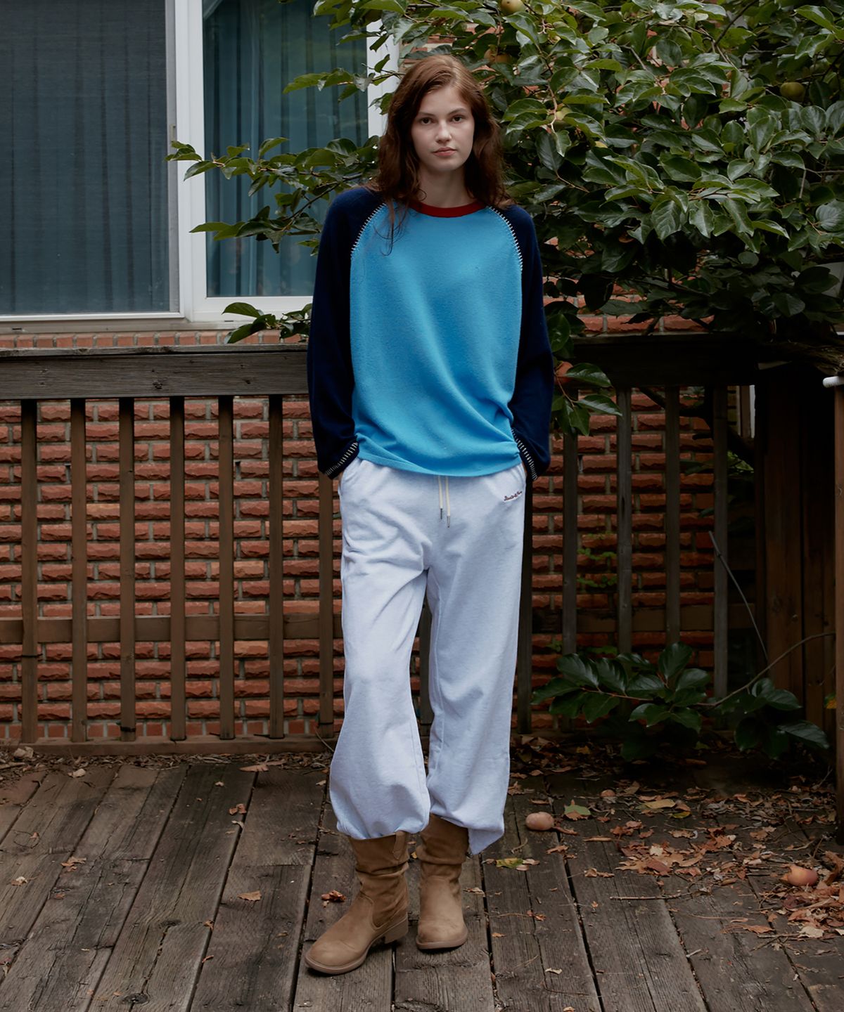 스튜디오앤파르크(STUDIO&PARC) 2-Way Drawstring Sweatpants_Light Grey