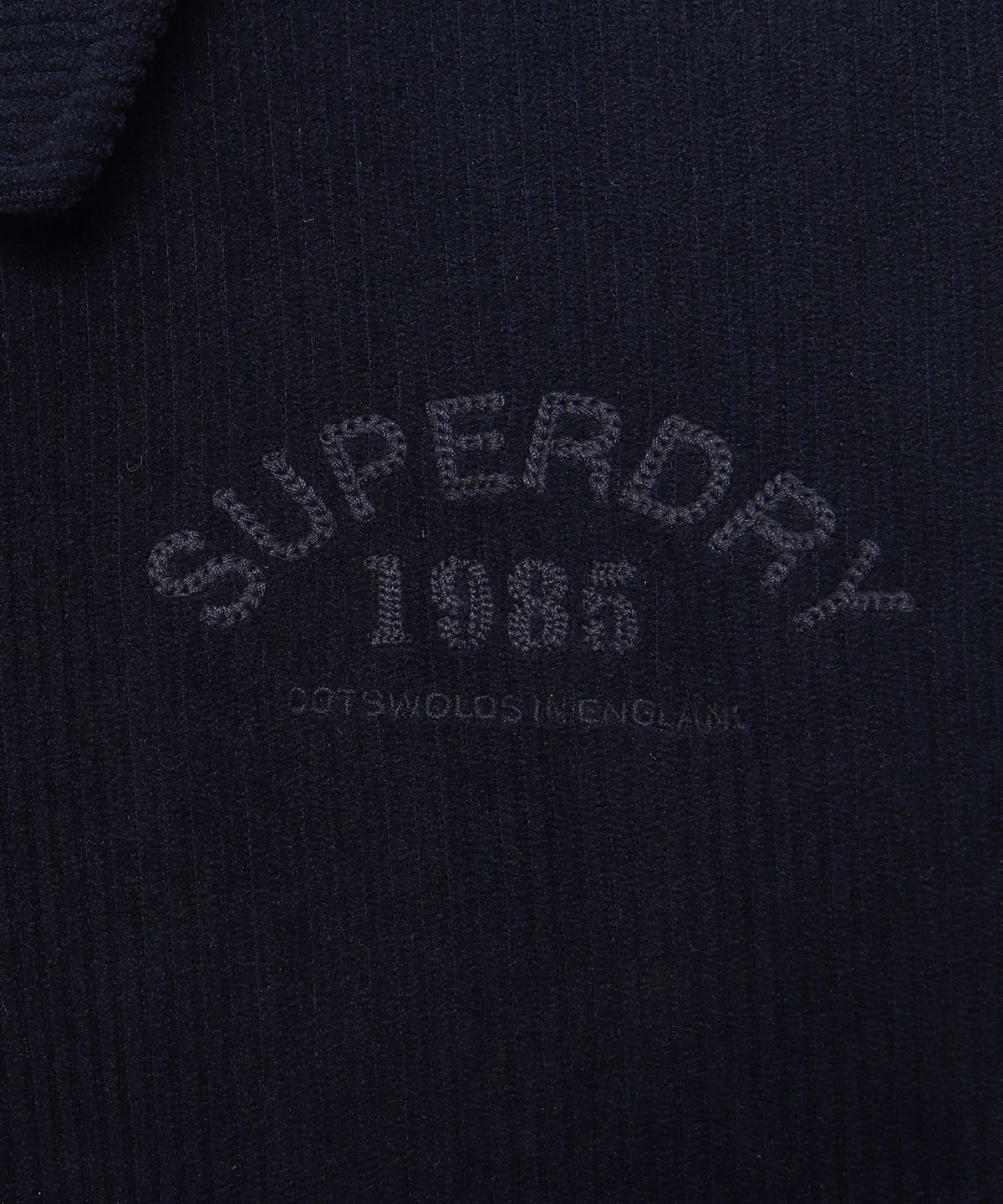 슈퍼드라이(SUPERDRY) 코듀로이 카라 자켓 네이비