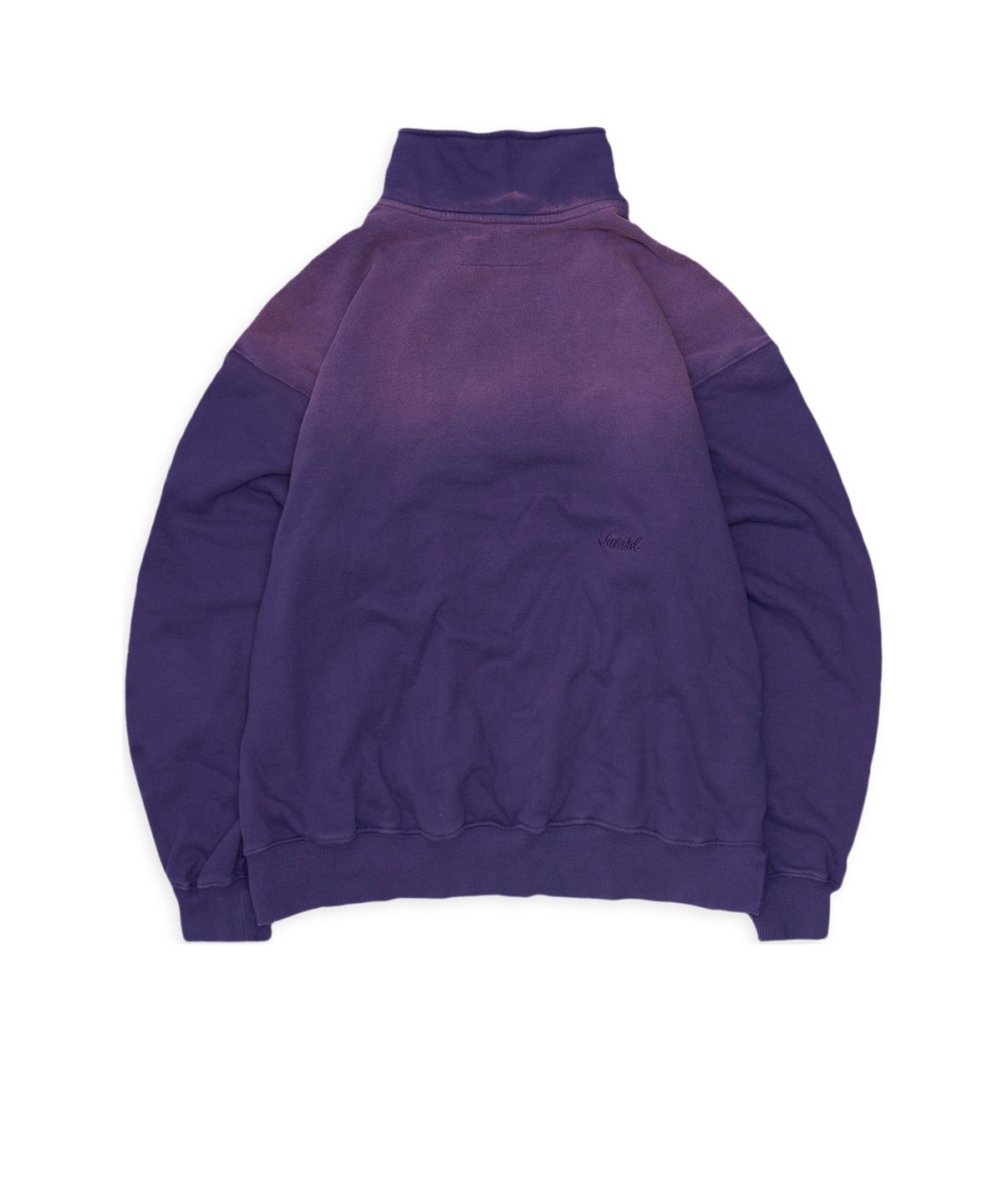 투위드(TUEWID) slouchy half-zip up in bleached purple