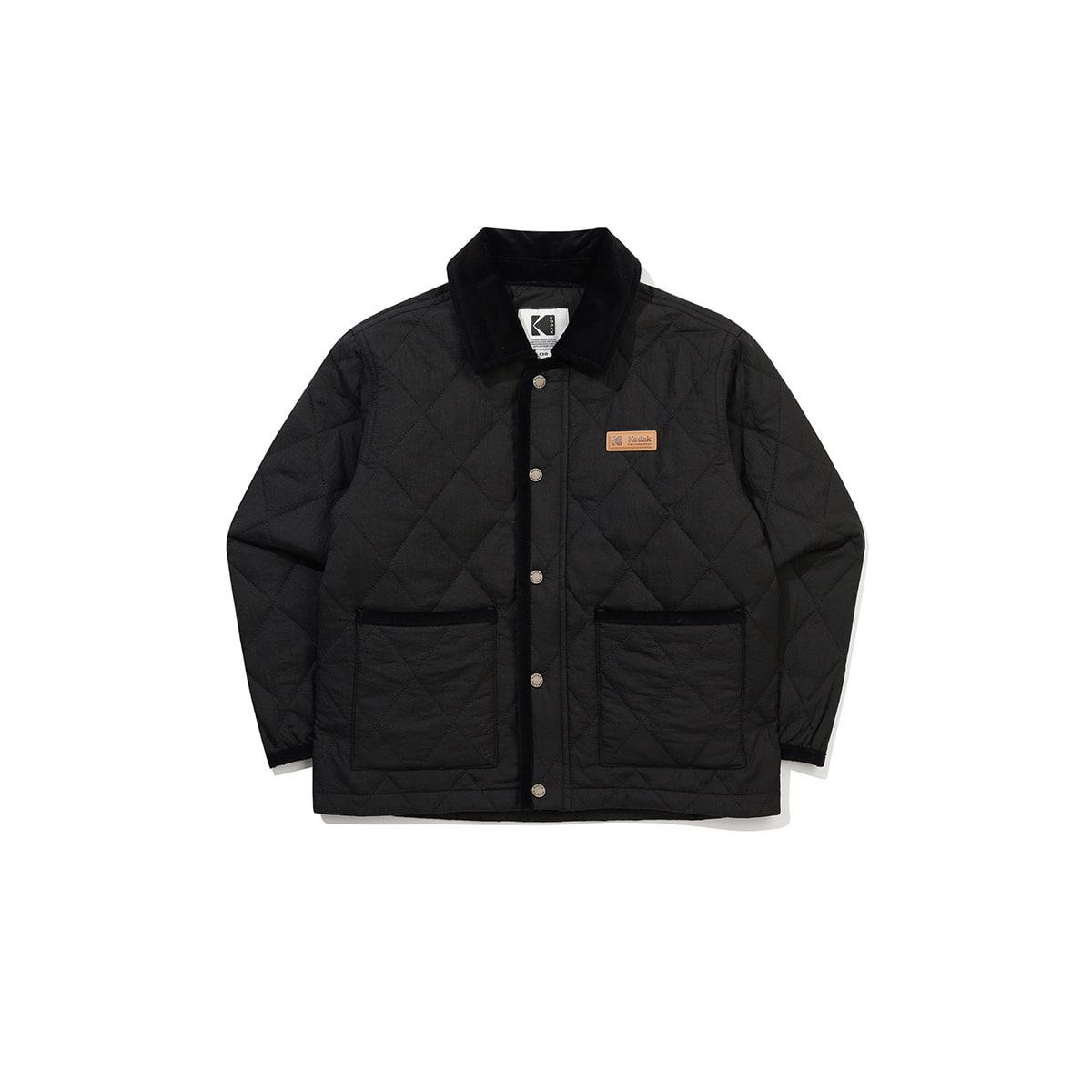 코닥 키즈(KODAK KIDS) 클래식 퀼팅 경량 다운 자켓 키즈 BLACK