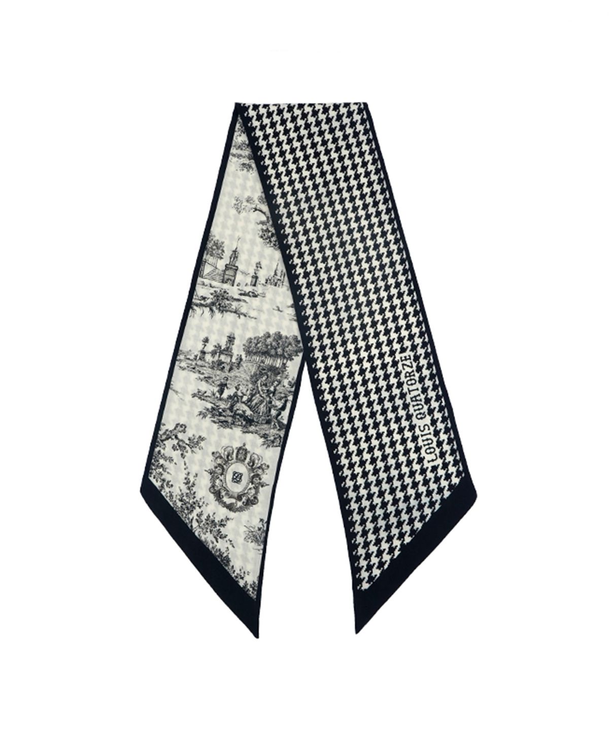 루이까또즈스카프(LOUIS QUATORZE SCARF) 라포레 울실크 방도 스카프