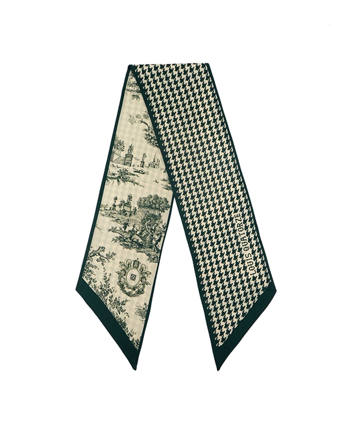루이까또즈스카프(LOUIS QUATORZE SCARF) 라포레 울실크 방도 스카프