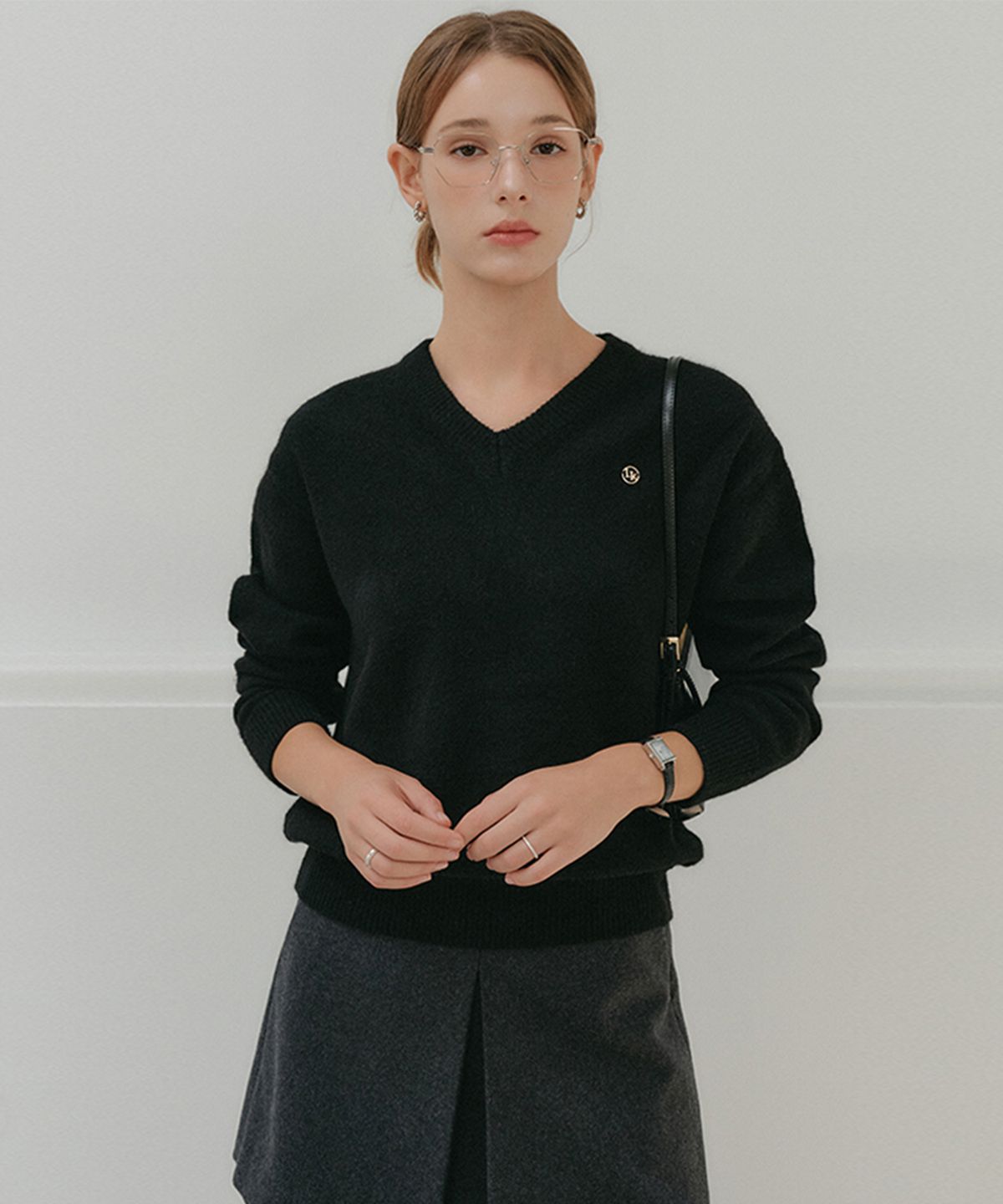 룩캐스트(LOOKAST) 카일 울 브이넥 니트 / KAILE WOOL V-NECK KNIT_3colors