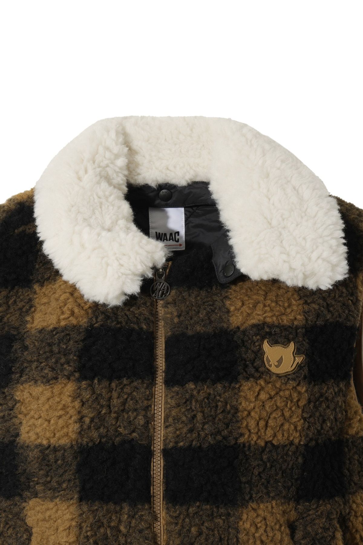 왁(WAAC) Women Check Vest WWVAW25703BRL