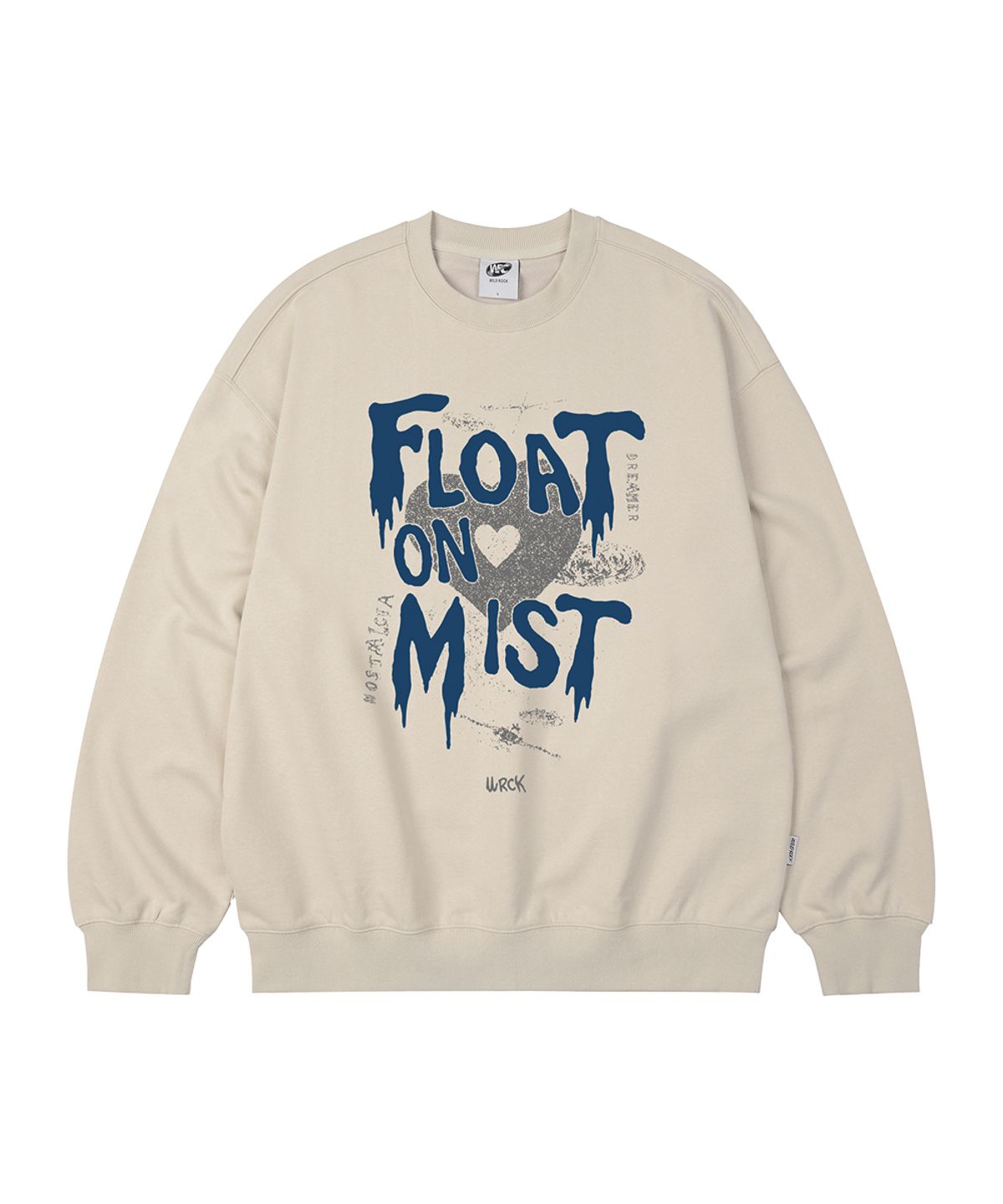 와일드락(WILDROCK) Float on Mist 오버핏 맨투맨_9 COL