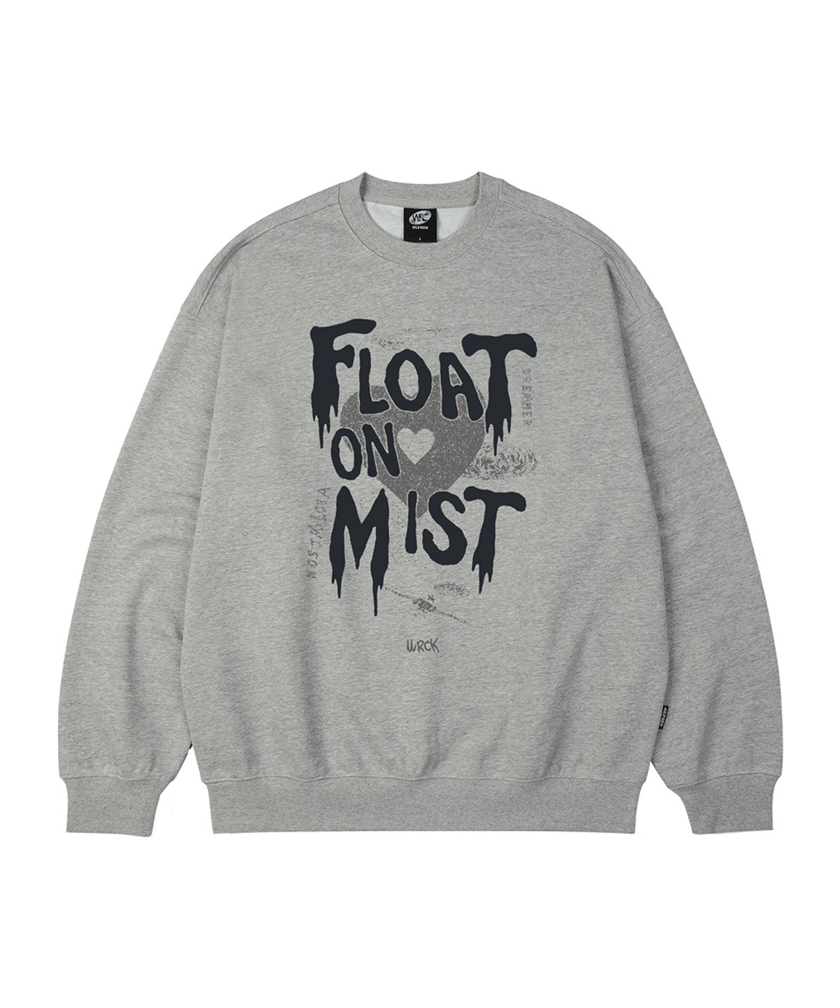 와일드락(WILDROCK) Float on Mist 오버핏 맨투맨_9 COL