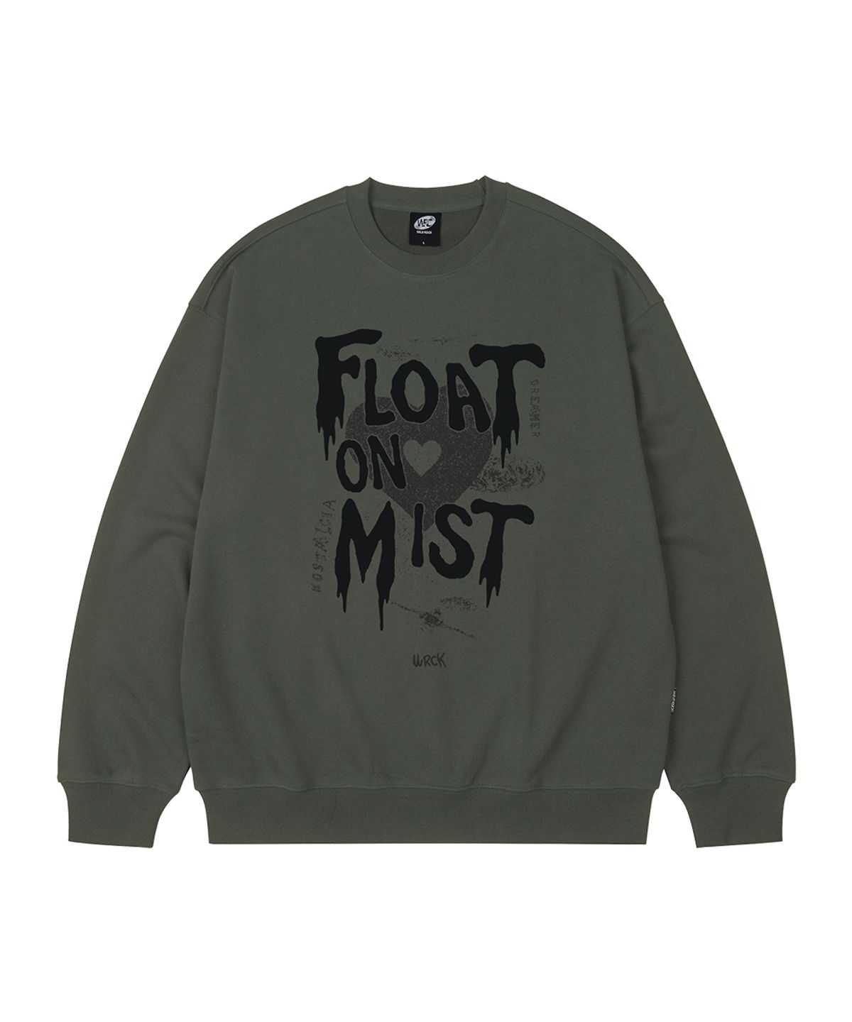 와일드락(WILDROCK) Float on Mist 오버핏 맨투맨_9 COL
