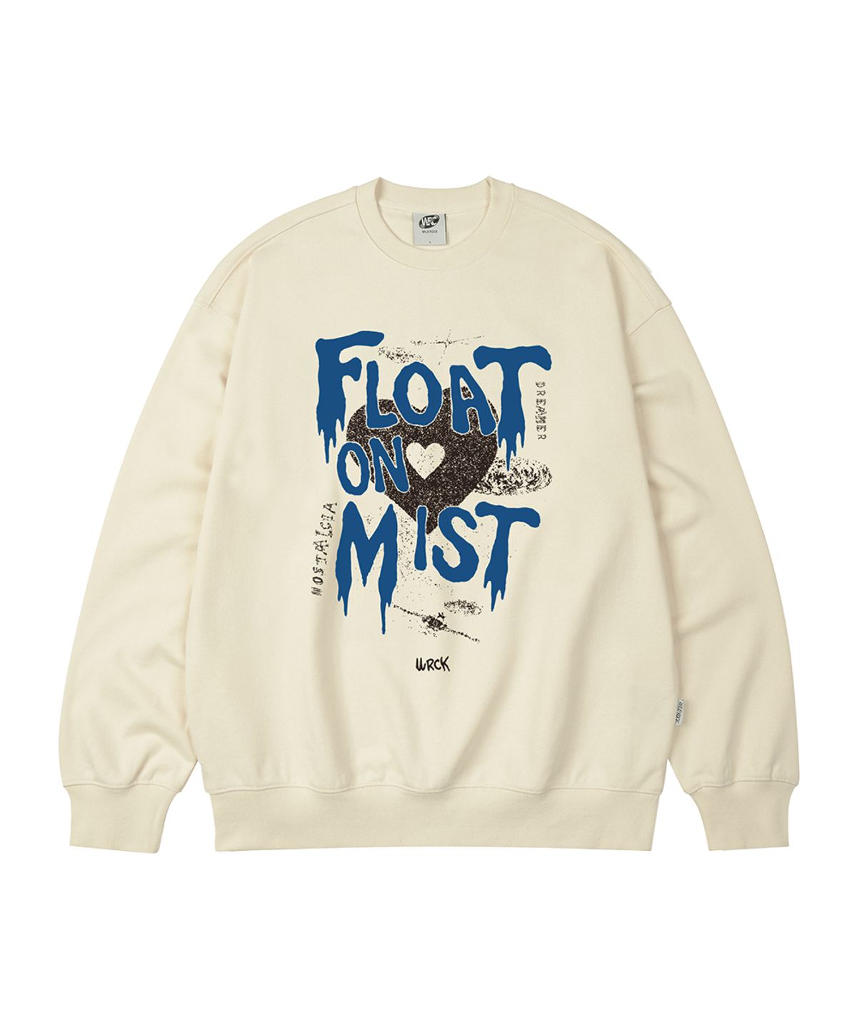 와일드락(WILDROCK) Float on Mist 오버핏 맨투맨_9 COL