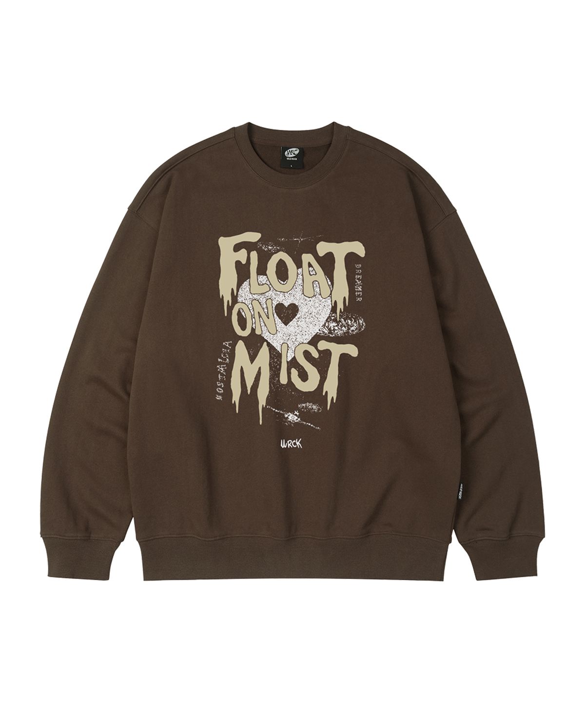 와일드락(WILDROCK) Float on Mist 오버핏 맨투맨_9 COL
