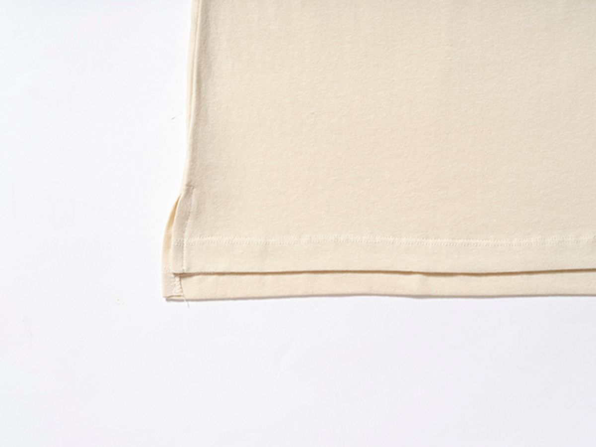 라메종드도도(LA MAISON DE DODO) Reglan Block T Shirt with Leo & Taurus ( Ivory/Charcoal )_긴팔티셔츠