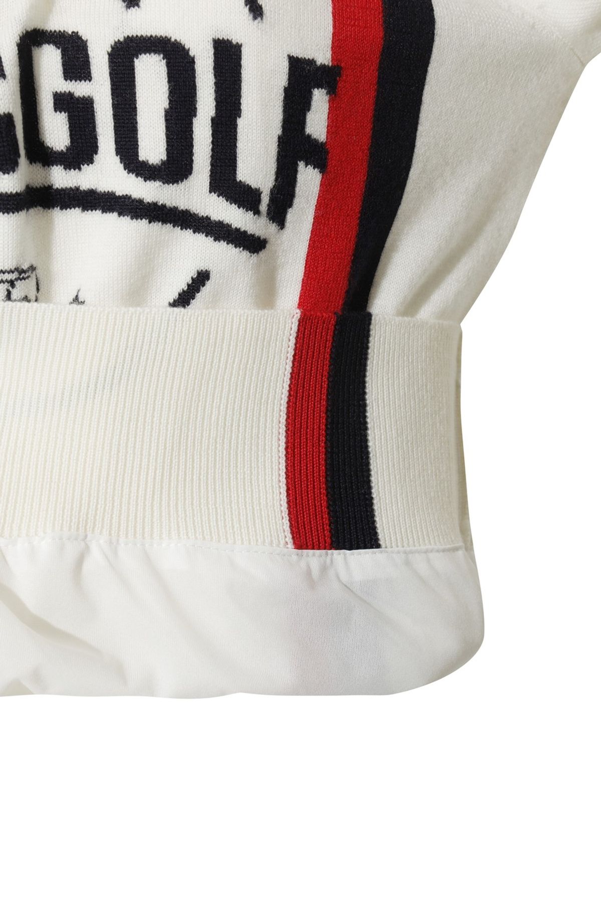 왁(WAAC) Women Cashfeel Stripe Collar Sweater WWWAW25703IVX