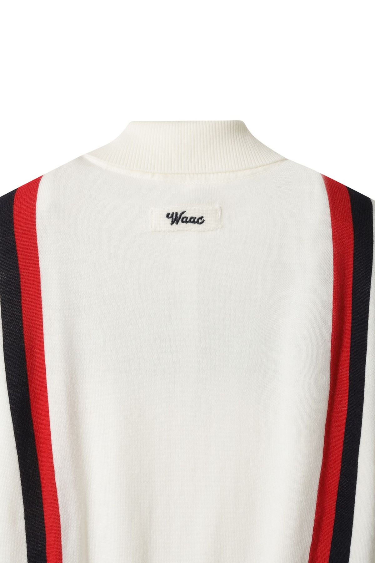 왁(WAAC) Women Cashfeel Stripe Collar Sweater WWWAW25703IVX