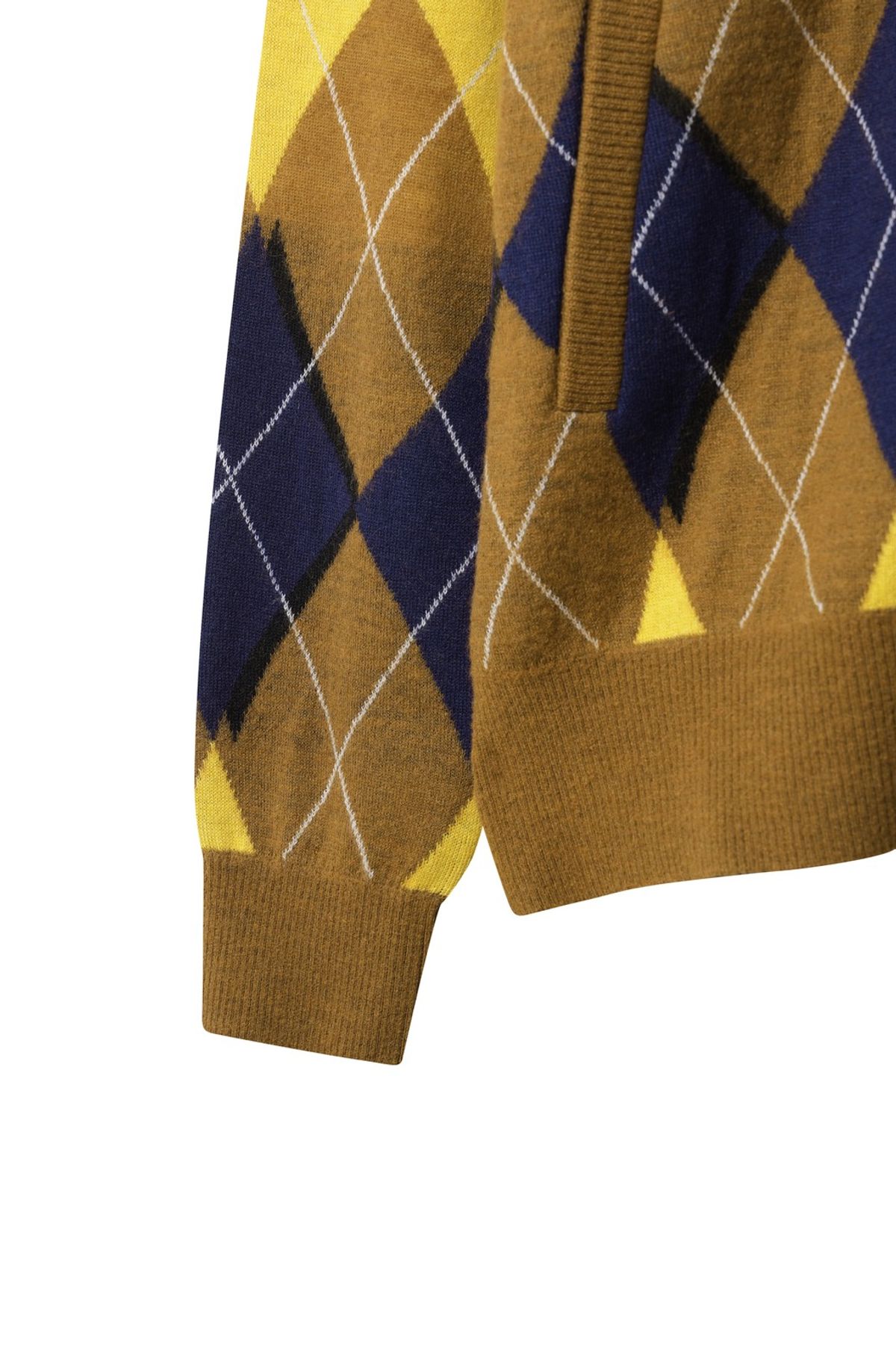 왁(WAAC) Women Argyle Knit Cardigan WWWAW25708YEX