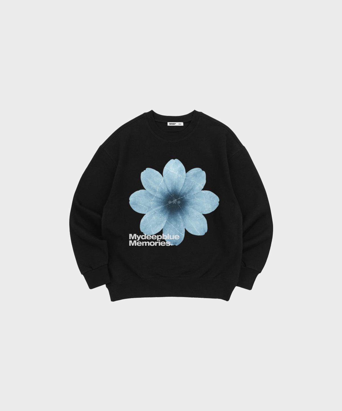 마이딥블루메모리즈(MY DEEP BLUE MEMORIES) #3 FLOWER SWEAT SHIRTS (GR)