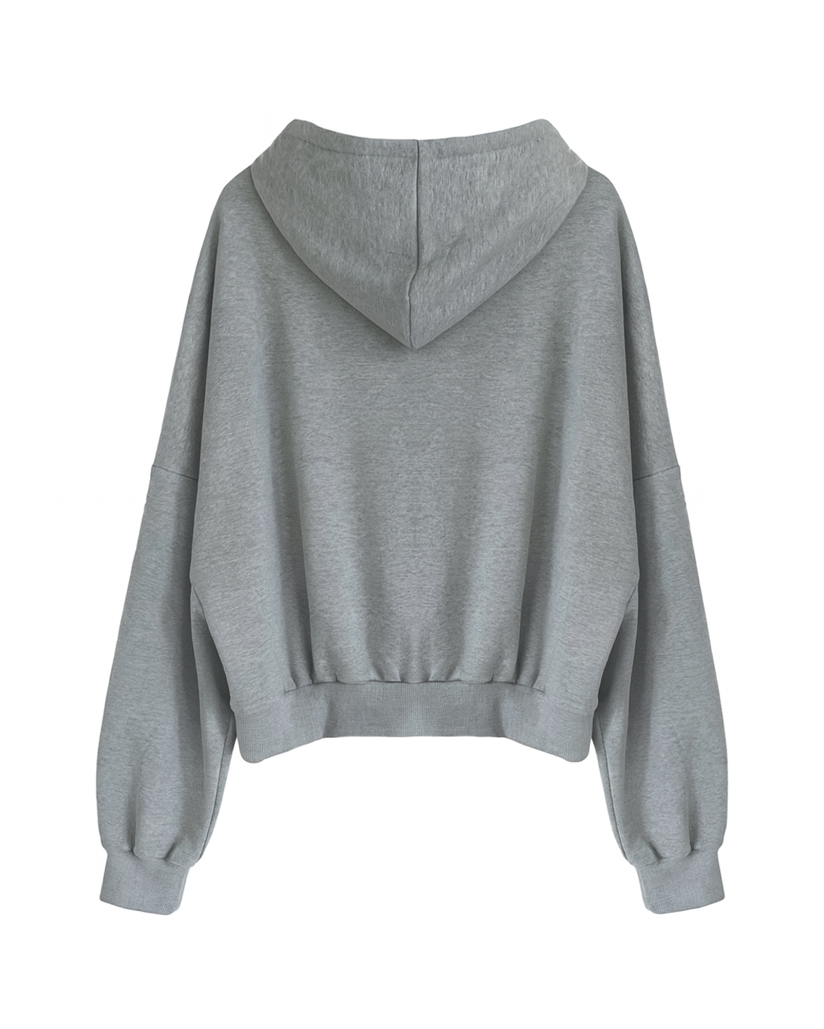 쏘씨(SAUCY) Eyelet hood jumper (Grey)