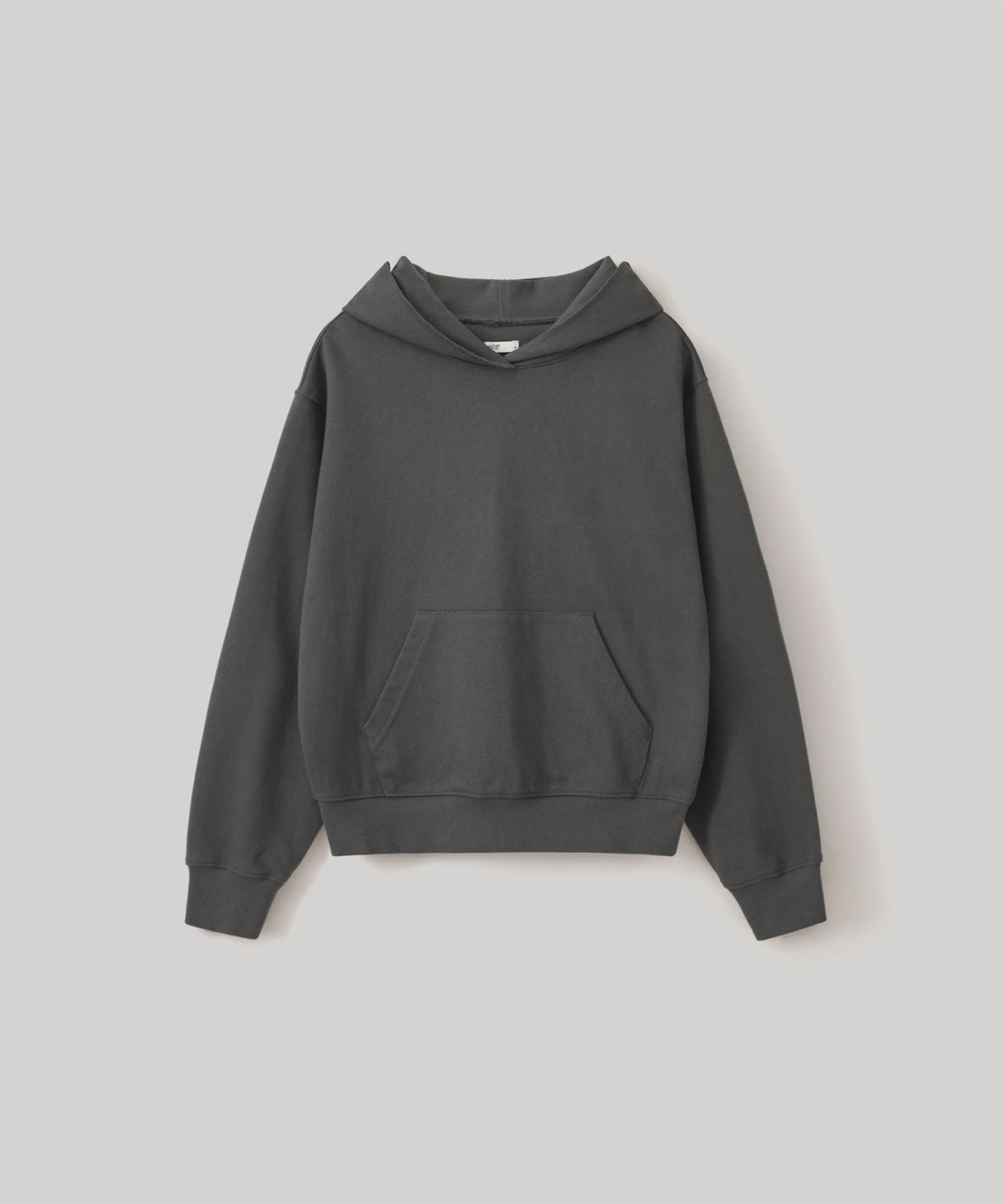 어나더오피스 우먼(ANOTHER OFFICE WOMEN) w. Sewing Hoodie Pullover (Coal)