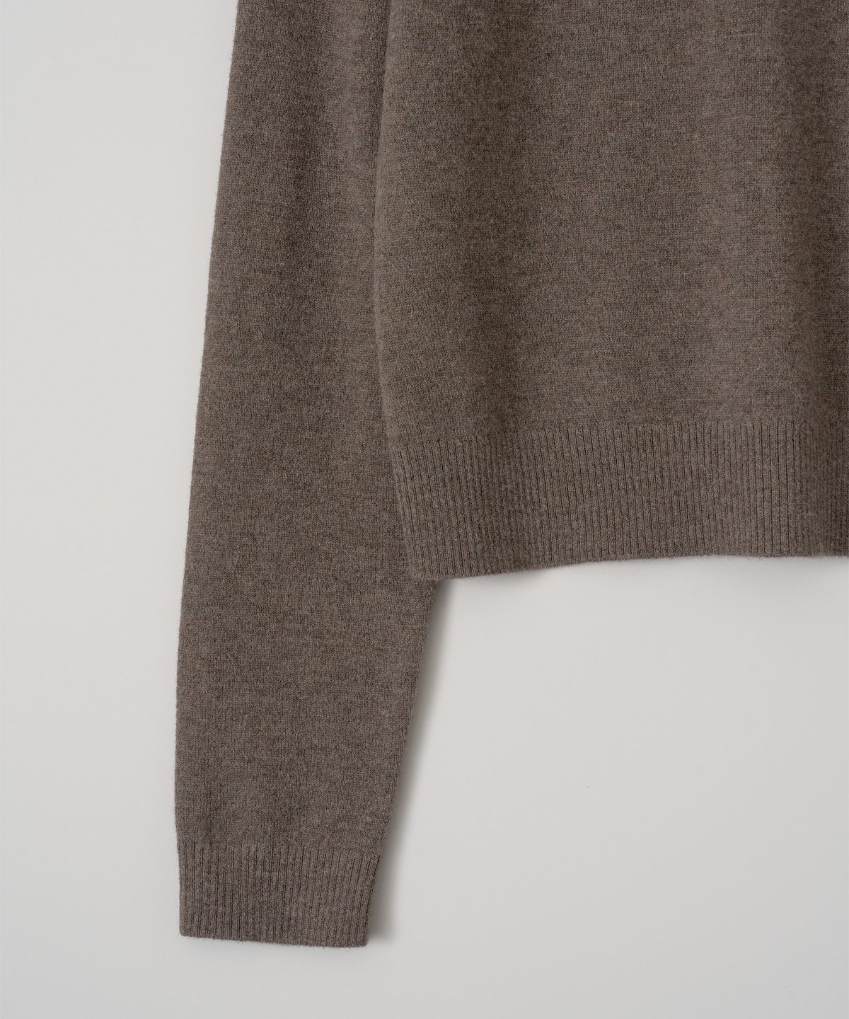 어나더오피스 우먼(ANOTHER OFFICE WOMEN) w. Libre Wool Basqueshirt (Heather brown)