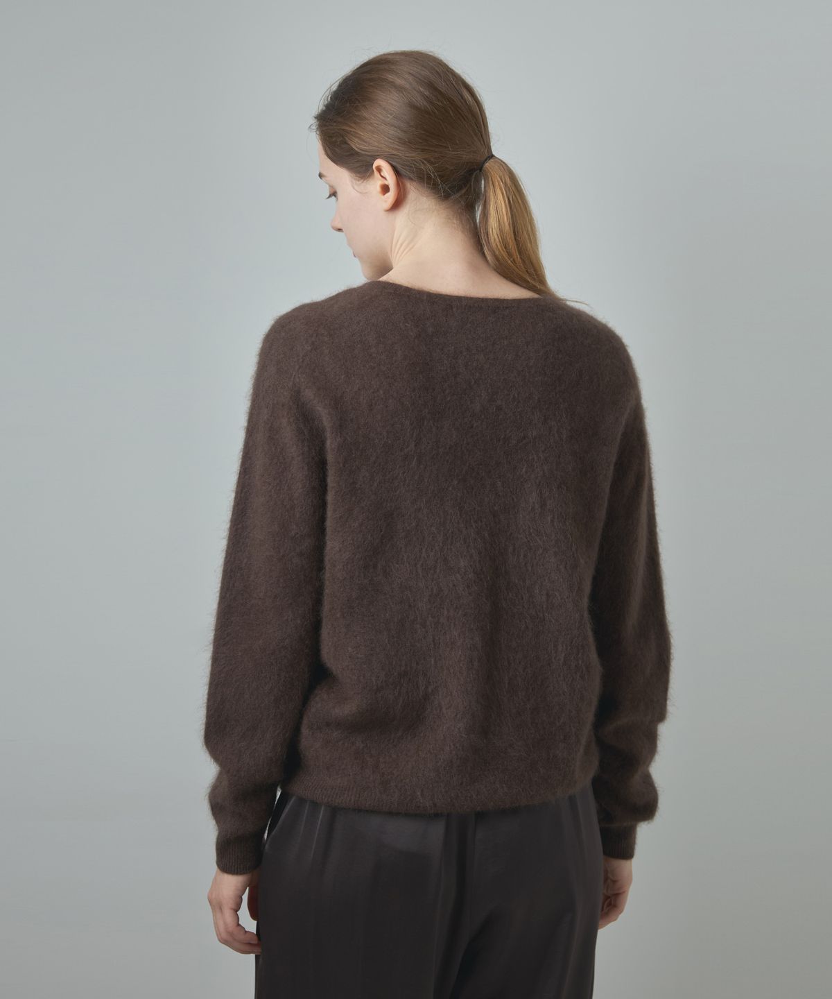 누토프(NUTOFFE) V Cashmere Knit_Brown
