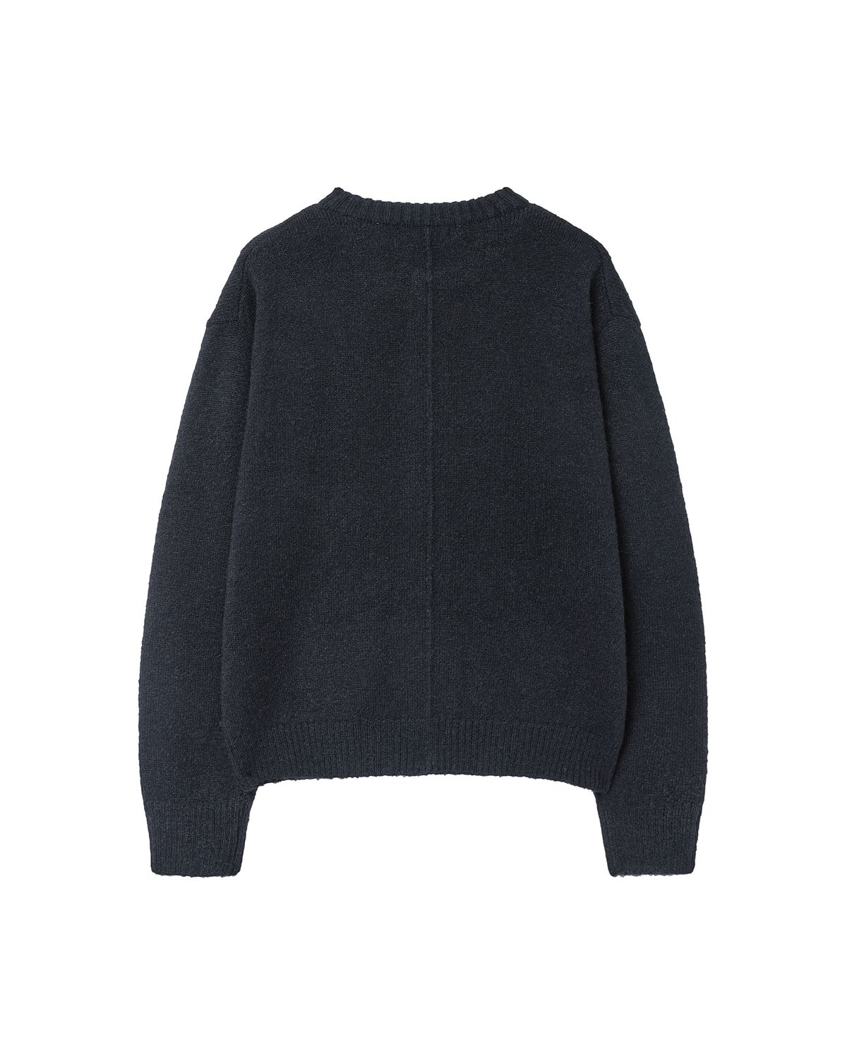 미세키서울 맨(MISEKISEOUL MEN) Round neck cardigan BLACK
