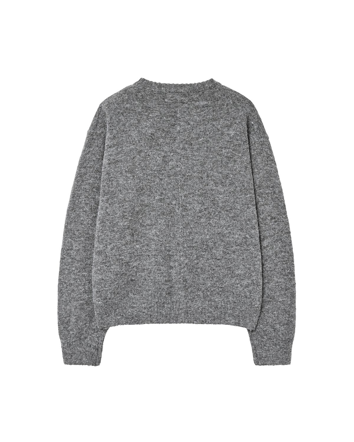 미세키서울 맨(MISEKISEOUL MEN) Round neck cardigan CHARCOAL