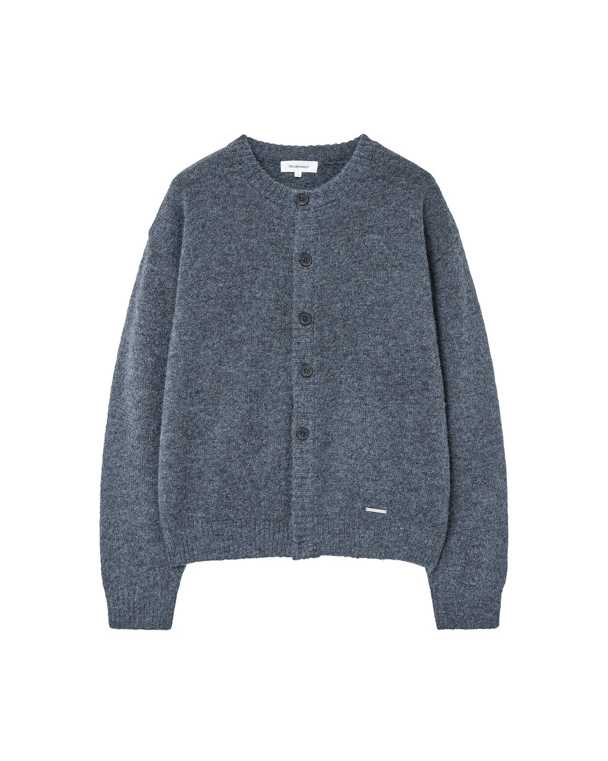 미세키서울 맨(MISEKISEOUL MEN) Round neck cardigan TURQUOISE