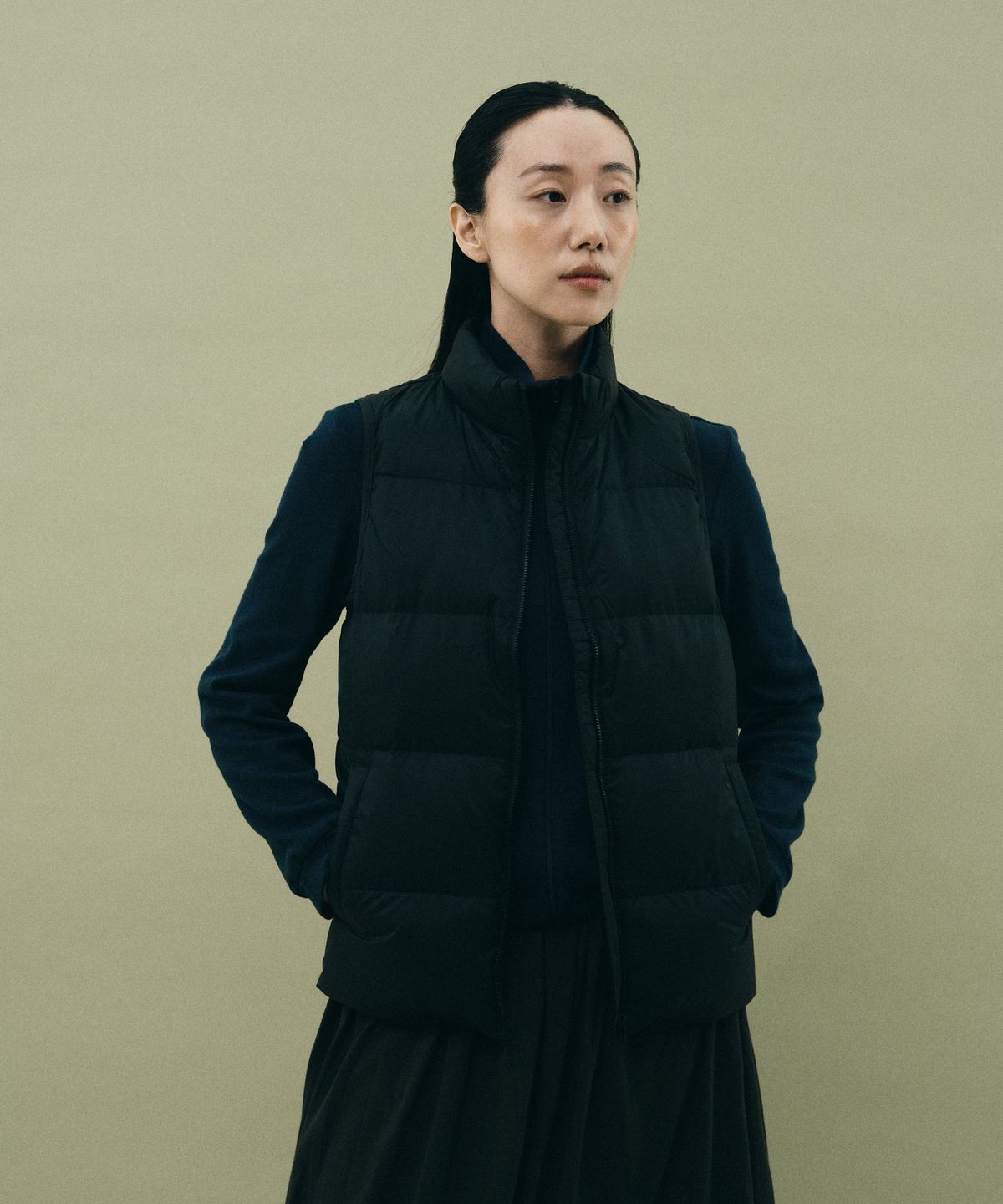 험토(HUMTTO) 공용 덕다운 경량 패딩 조끼 도스 (3color)