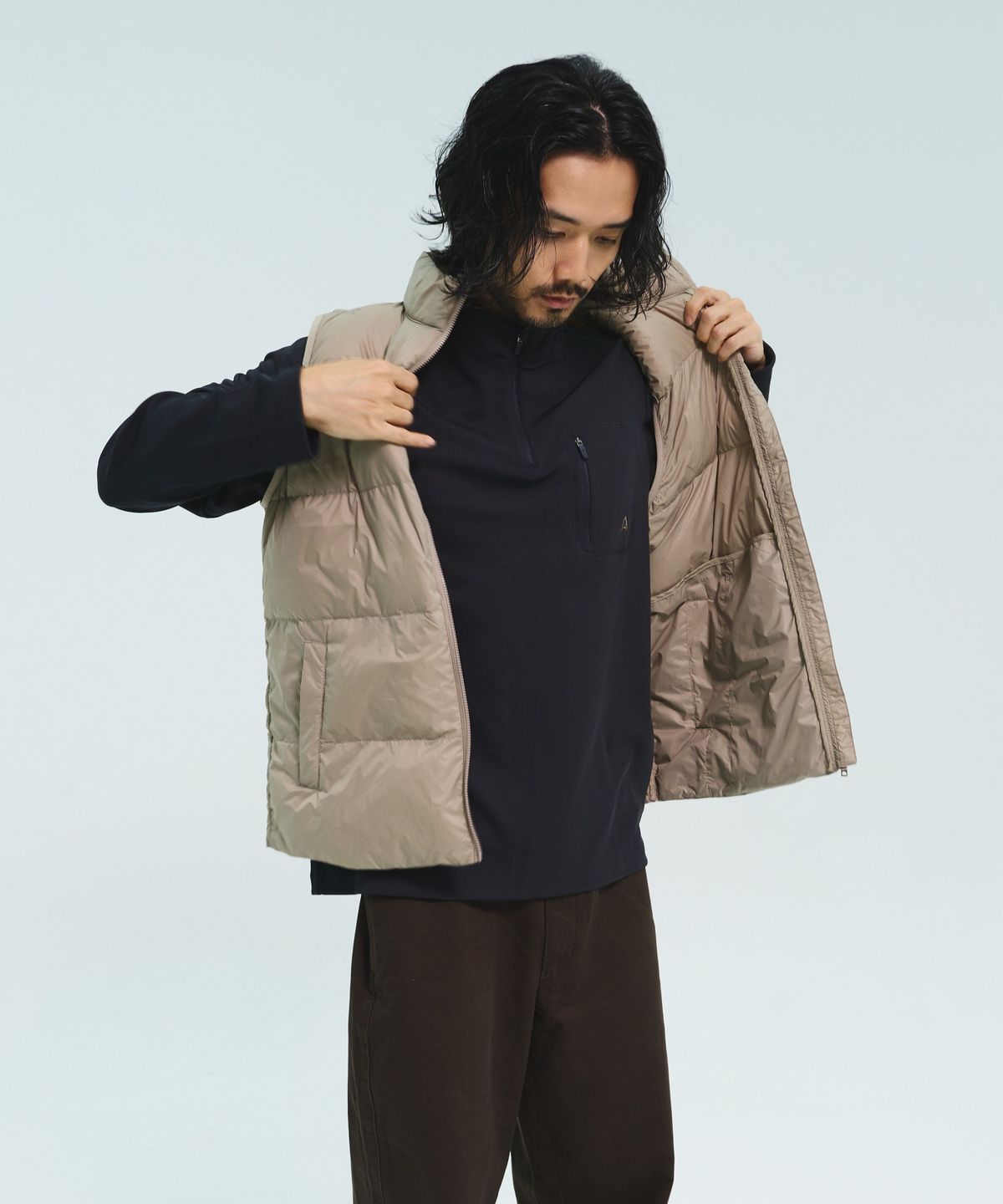 험토(HUMTTO) 공용 덕다운 경량 패딩 조끼 도스 (3color)