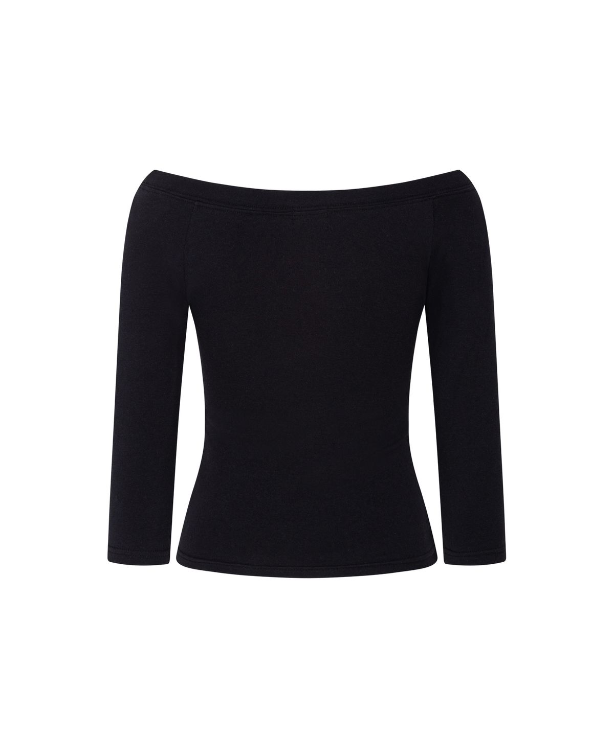 플리즈노팔로우(PLEASENOFOLLOW) Zed Off-Shoulder Long Sleeve Top (Black)