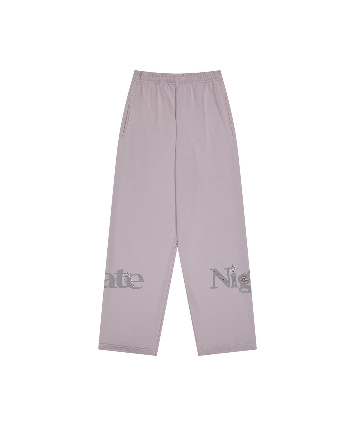 투위드(TUEWID) energy series sweatpants straight loose fit in pearl