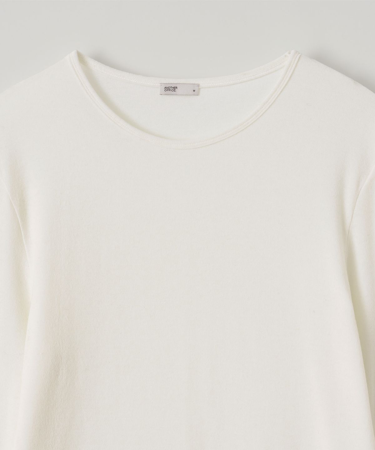 어나더오피스 우먼(ANOTHER OFFICE WOMEN) w. Wool Blend Long Sleeve Tee (Off white)