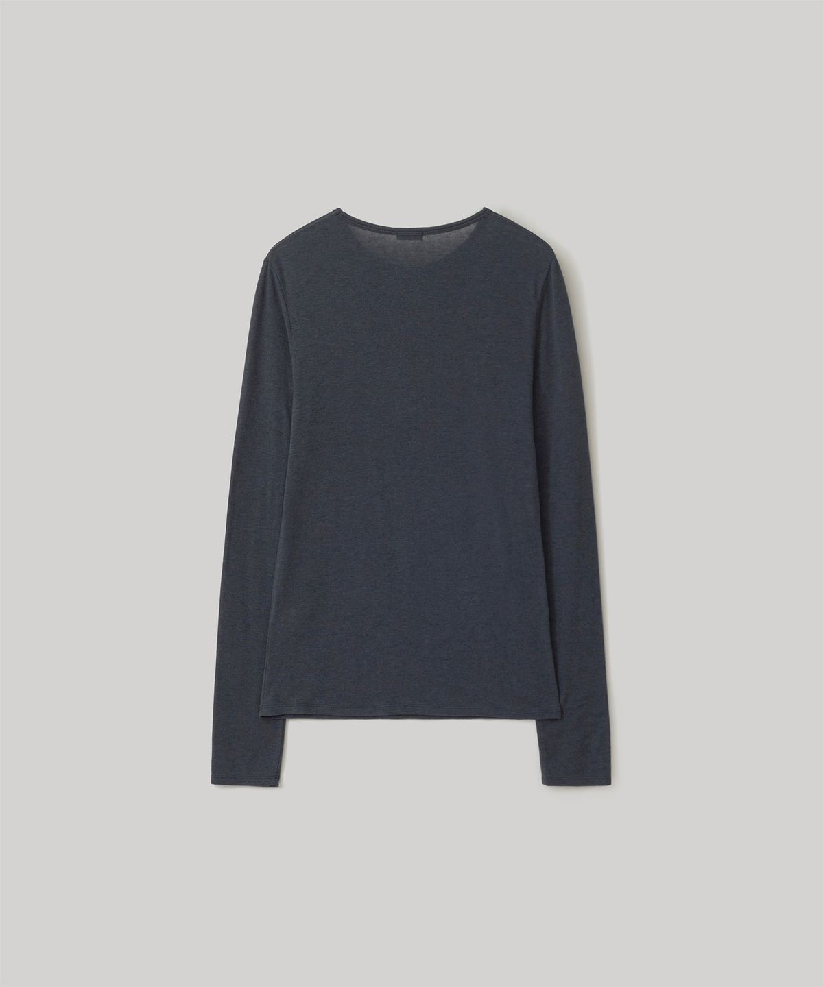 어나더오피스 우먼(ANOTHER OFFICE WOMEN) w. Wool Blend Long Sleeve Tee (Navy)