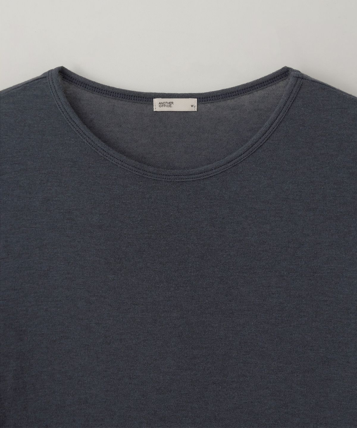 어나더오피스 우먼(ANOTHER OFFICE WOMEN) w. Wool Blend Long Sleeve Tee (Navy)