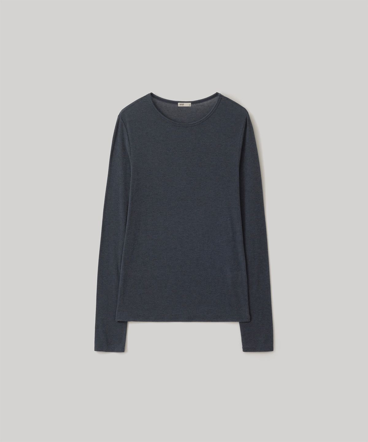 어나더오피스 우먼(ANOTHER OFFICE WOMEN) w. Wool Blend Long Sleeve Tee (Navy)
