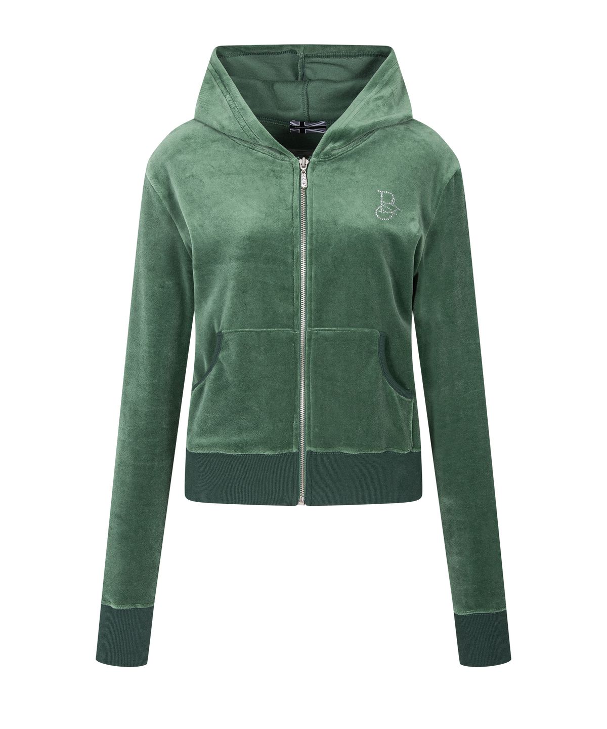 플리즈노팔로우(PLEASENOFOLLOW) 25FW New Velour Set-Up (Moss Green)