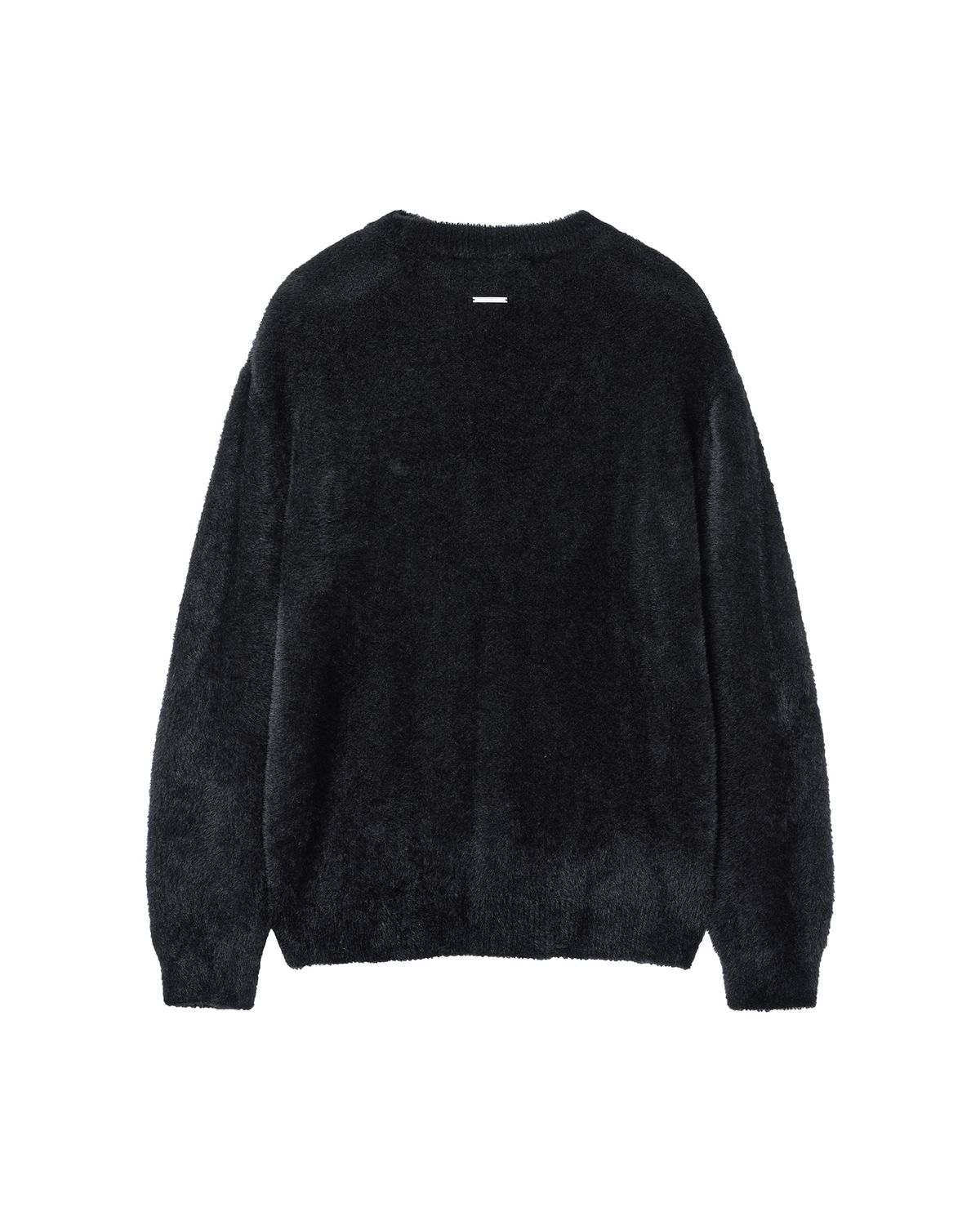 미세키서울 맨(MISEKISEOUL MEN) Hairy crewneck knit BLACK