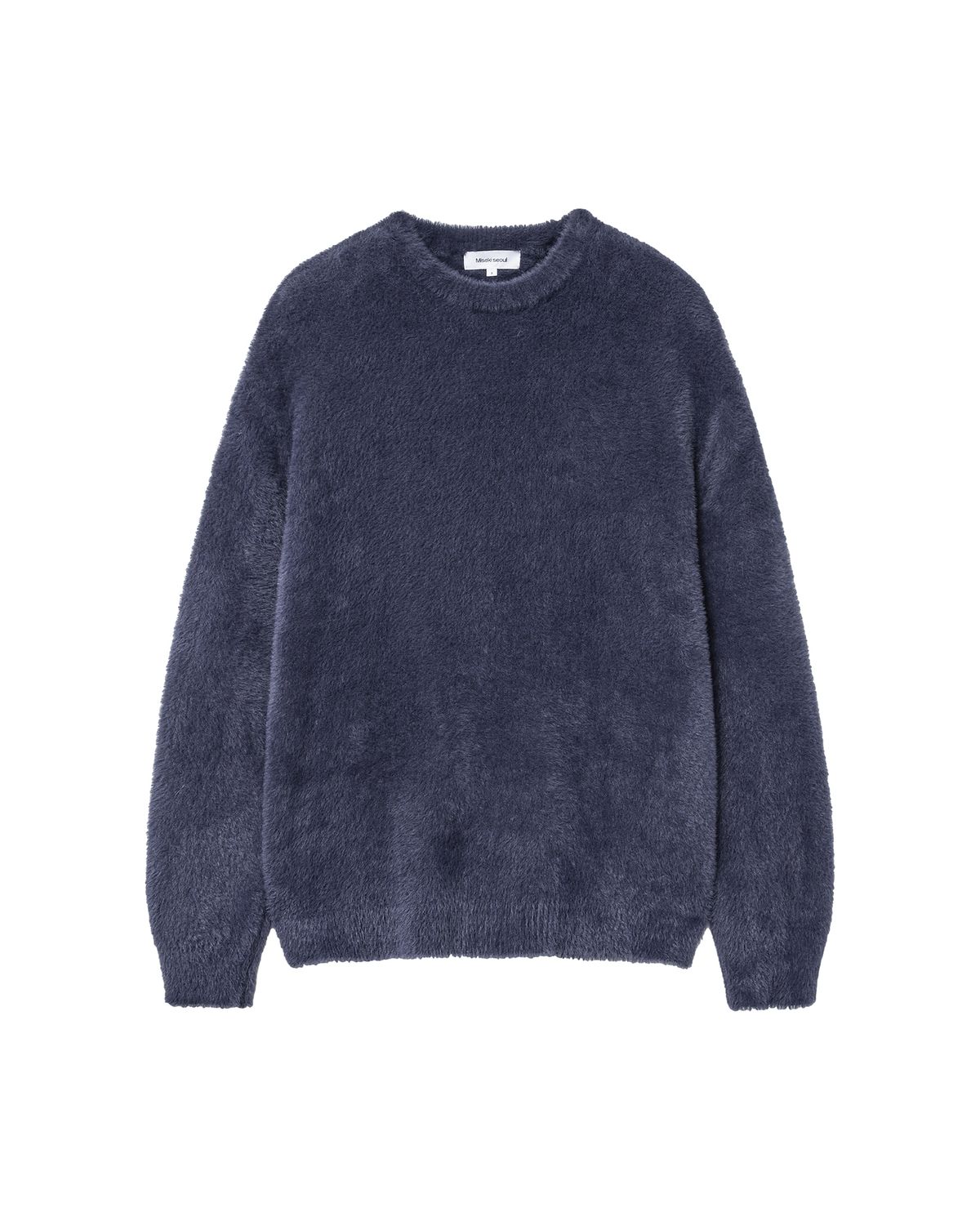 미세키서울 맨(MISEKISEOUL MEN) Hairy crewneck knit NAVY