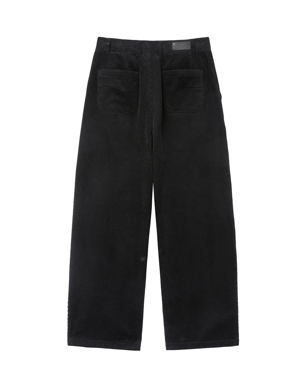 미세키서울 맨(MISEKISEOUL MEN) Corduroy curved pants BLACK