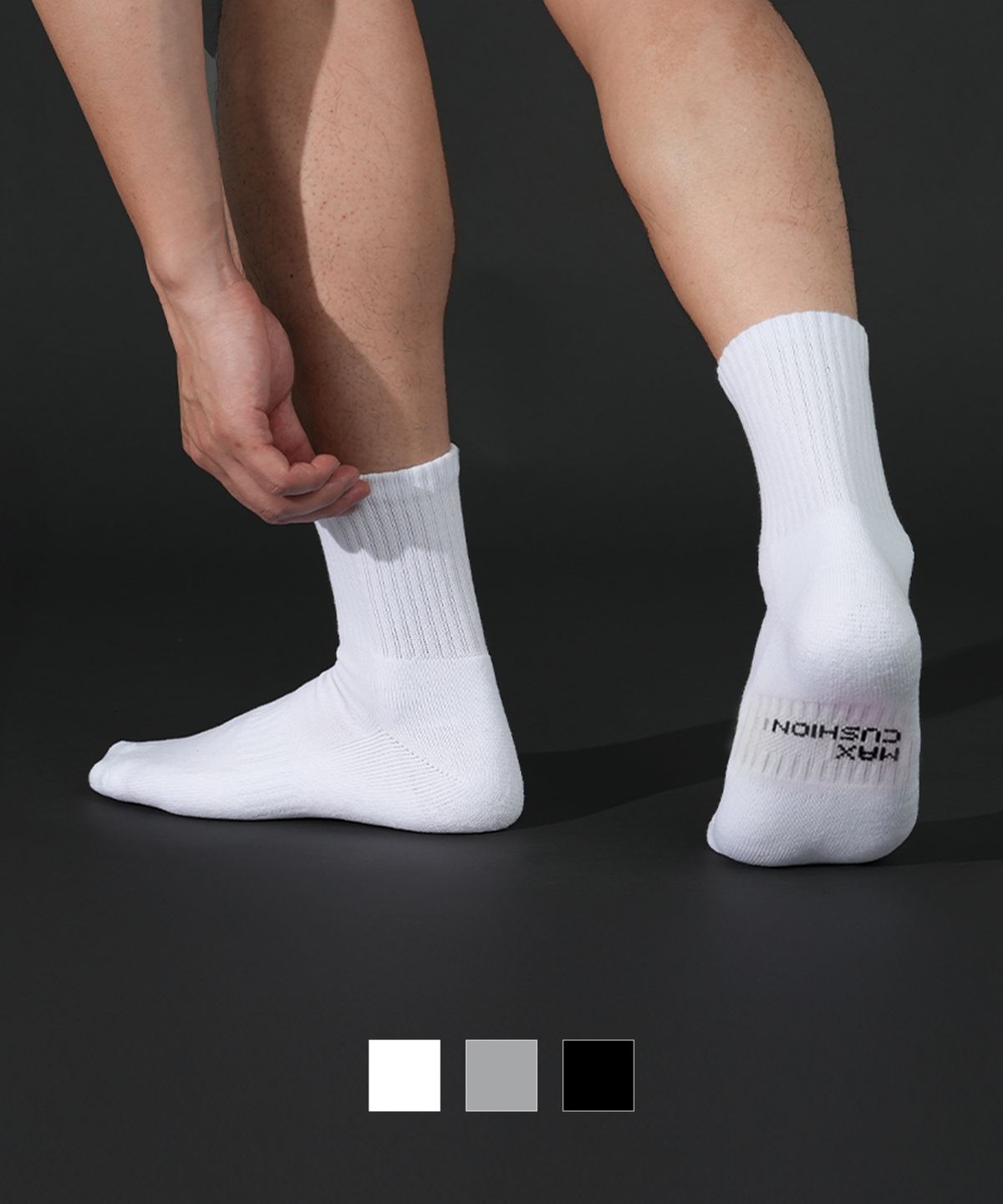삭피엔스(SOCKPIENS) [5팩] MAX 쿠션 퍼포먼스 하프 삭스