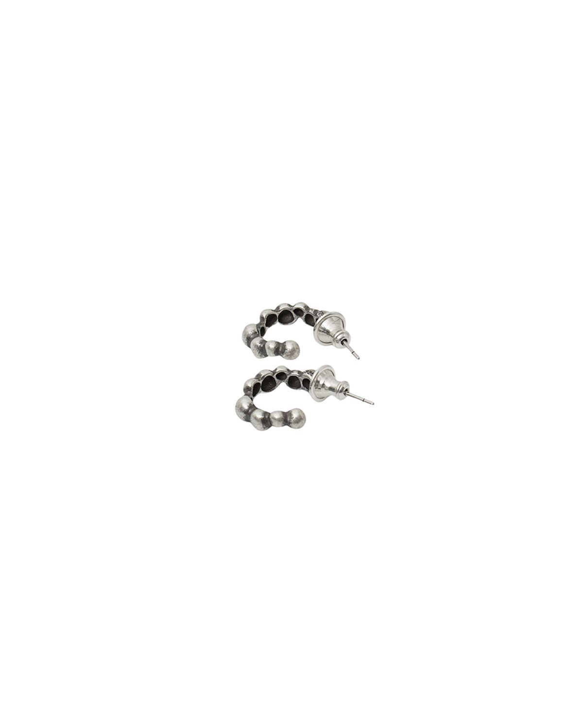 미세키서울 맨(MISEKISEOUL MEN) Pebble loop earring SILVER